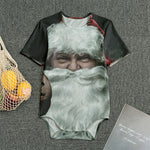 Love Xmas Santa Claus Print Men's Bodysuit
