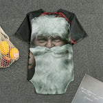 Love Xmas Santa Claus Print Men's Bodysuit