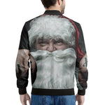 Love Xmas Santa Claus Print Men's Bomber Jacket