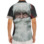 Love Xmas Santa Claus Print Men's Deep V-Neck Shirt