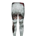 Love Xmas Santa Claus Print Men's Leggings
