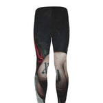 Love Xmas Santa Claus Print Men's leggings