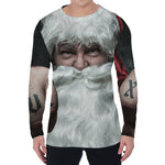 Love Xmas Santa Claus Print Men's Long Sleeve T-Shirt