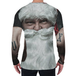 Love Xmas Santa Claus Print Men's Long Sleeve T-Shirt