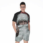Love Xmas Santa Claus Print Men's Rompers