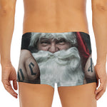 Love Xmas Santa Claus Print Men's Short Boxer Briefs