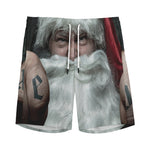 Love Xmas Santa Claus Print Men's Sports Shorts