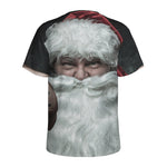 Love Xmas Santa Claus Print Men's Sports T-Shirt