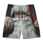 Love Xmas Santa Claus Print Men's Swim Trunks