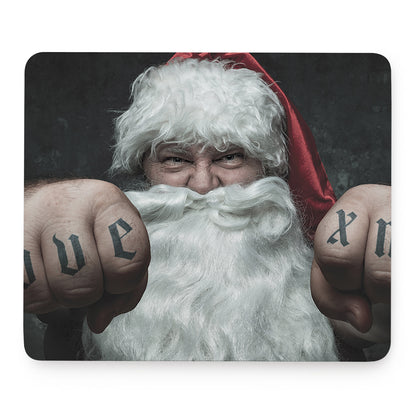 Love Xmas Santa Claus Print Mouse Pad