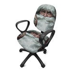 Love Xmas Santa Claus Print Office Chair Cover