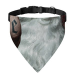 Love Xmas Santa Claus Print Over The Collar Dog Bandana