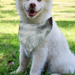 Love Xmas Santa Claus Print Over The Collar Dog Bandana