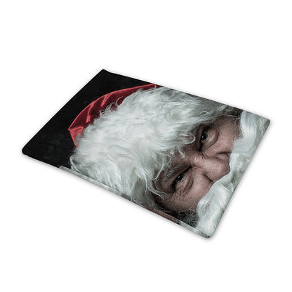 Love Xmas Santa Claus Print Pet Cooling Mat Cover