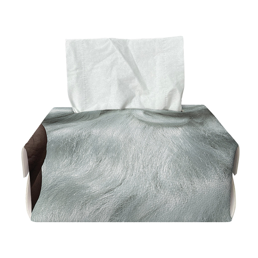 Love Xmas Santa Claus Print Rectangle Tissue Box Cover