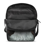 Love Xmas Santa Claus Print Rectangular Crossbody Bag