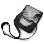 Love Xmas Santa Claus Print Rectangular Crossbody Bag