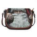 Love Xmas Santa Claus Print Saddle Bag