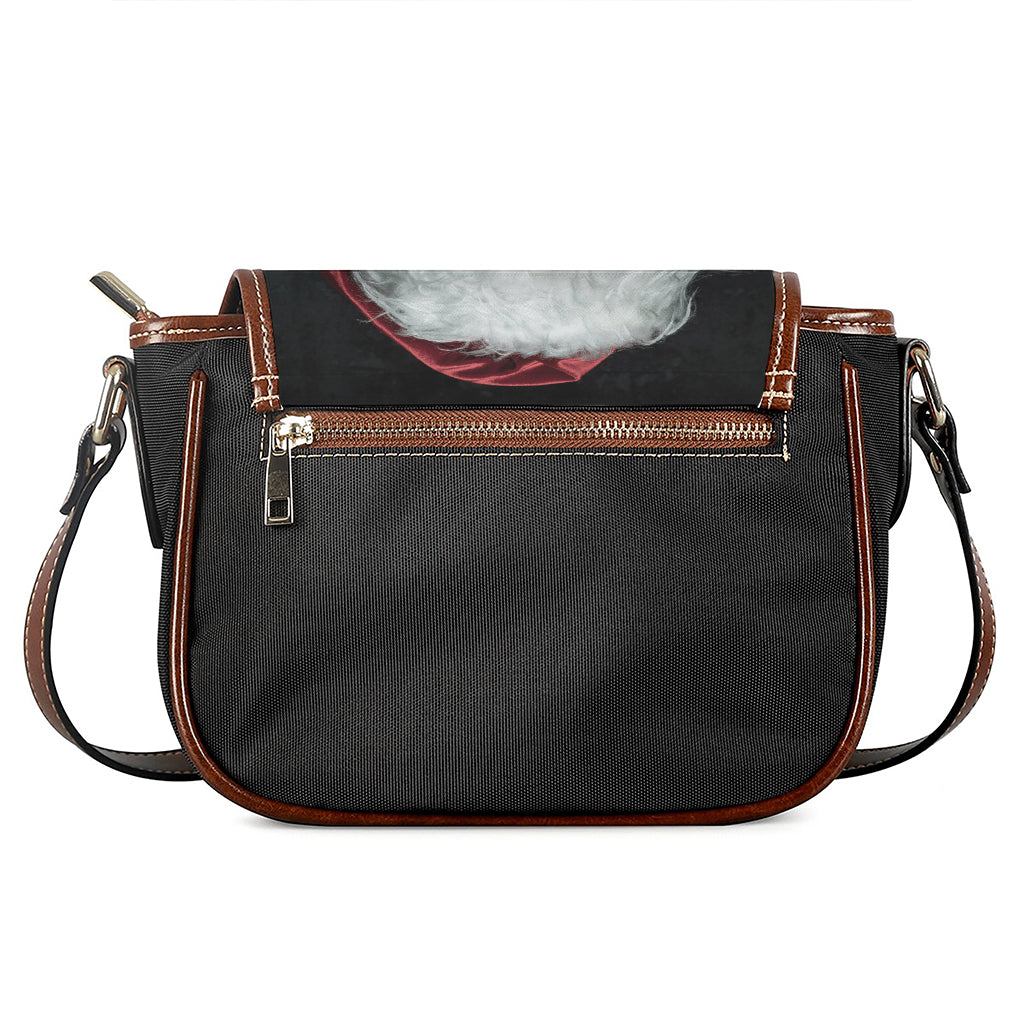 Love Xmas Santa Claus Print Saddle Bag