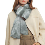 Love Xmas Santa Claus Print Scarf