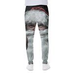 Love Xmas Santa Claus Print Scuba Joggers