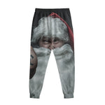 Love Xmas Santa Claus Print Sweatpants