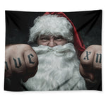 Love Xmas Santa Claus Print Tapestry