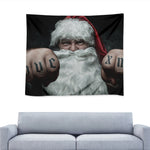 Love Xmas Santa Claus Print Tapestry