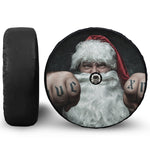 Love Xmas Santa Claus Print Tire Cover With Camera Hole