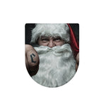 Love Xmas Santa Claus Print Toilet Lid Cover