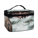 Love Xmas Santa Claus Print Travel Makeup Bag