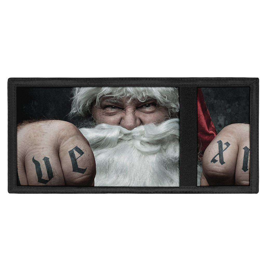 Love Xmas Santa Claus Print Trifold Wallet