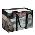 Love Xmas Santa Claus Print Utility Tote Bag