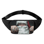 Love Xmas Santa Claus Print Waist Bag