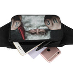 Love Xmas Santa Claus Print Waist Bag