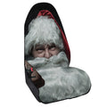 Love Xmas Santa Claus Print Waterproof Car Seat Cover