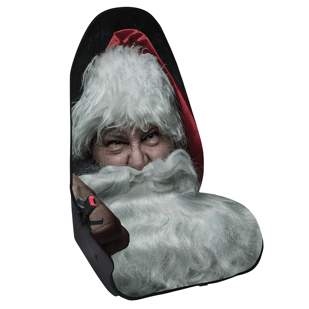Love Xmas Santa Claus Print Waterproof Car Seat Cover
