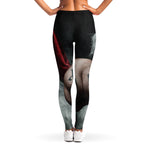 Love Xmas Santa Claus Print Women's Leggings