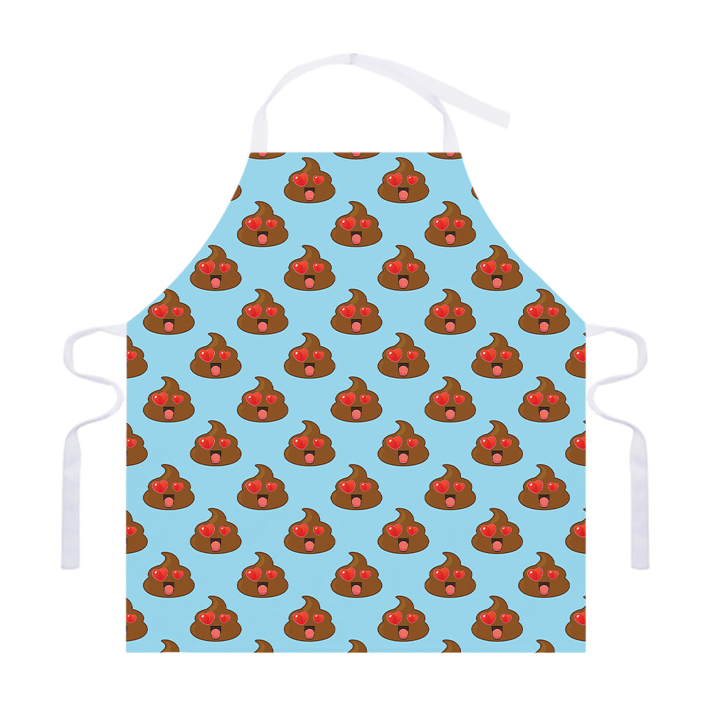 Lovely Poop Pattern Print Adjustable Apron
