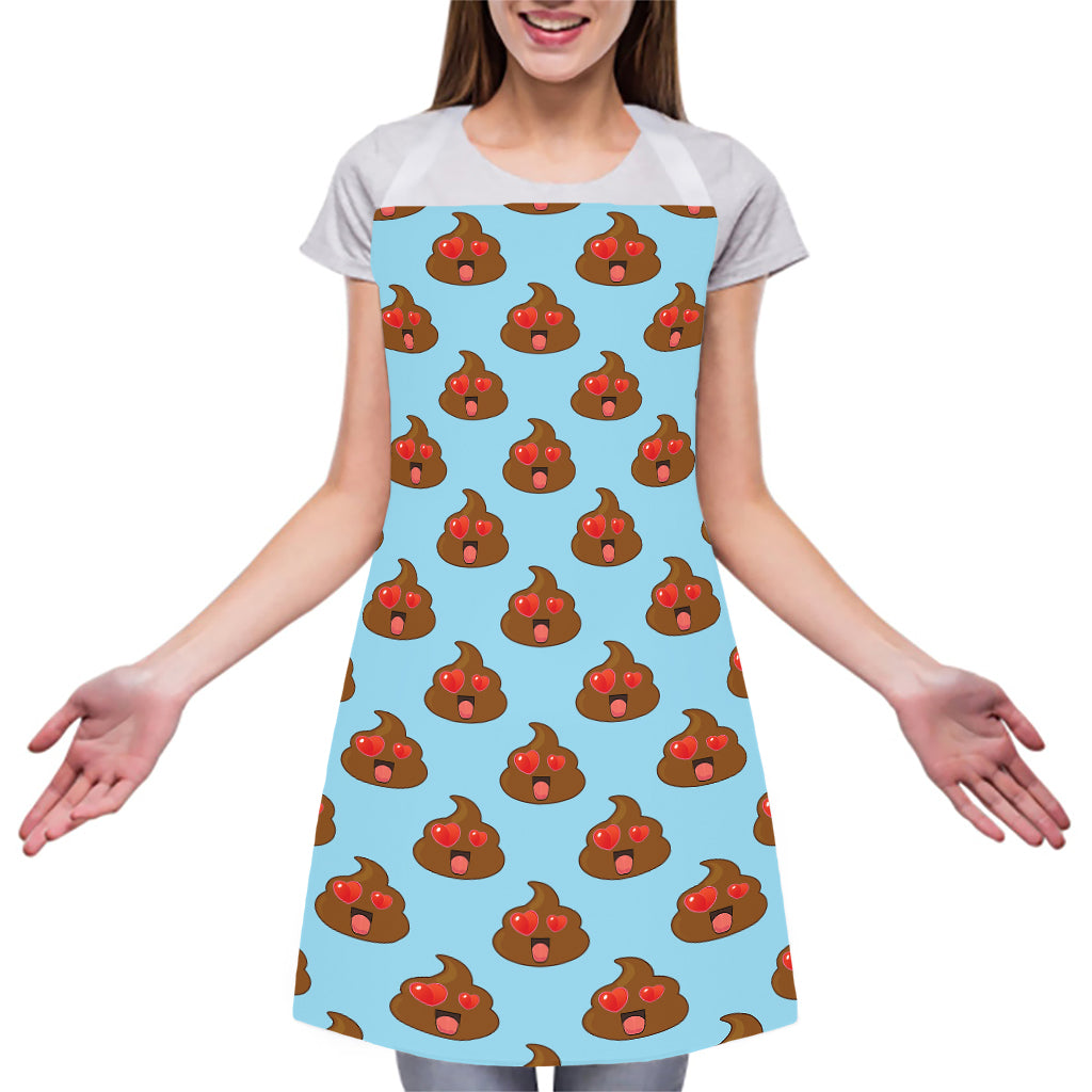 Lovely Poop Pattern Print Adjustable Apron