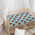 Lovely Poop Pattern Print Baby Crib Sheet