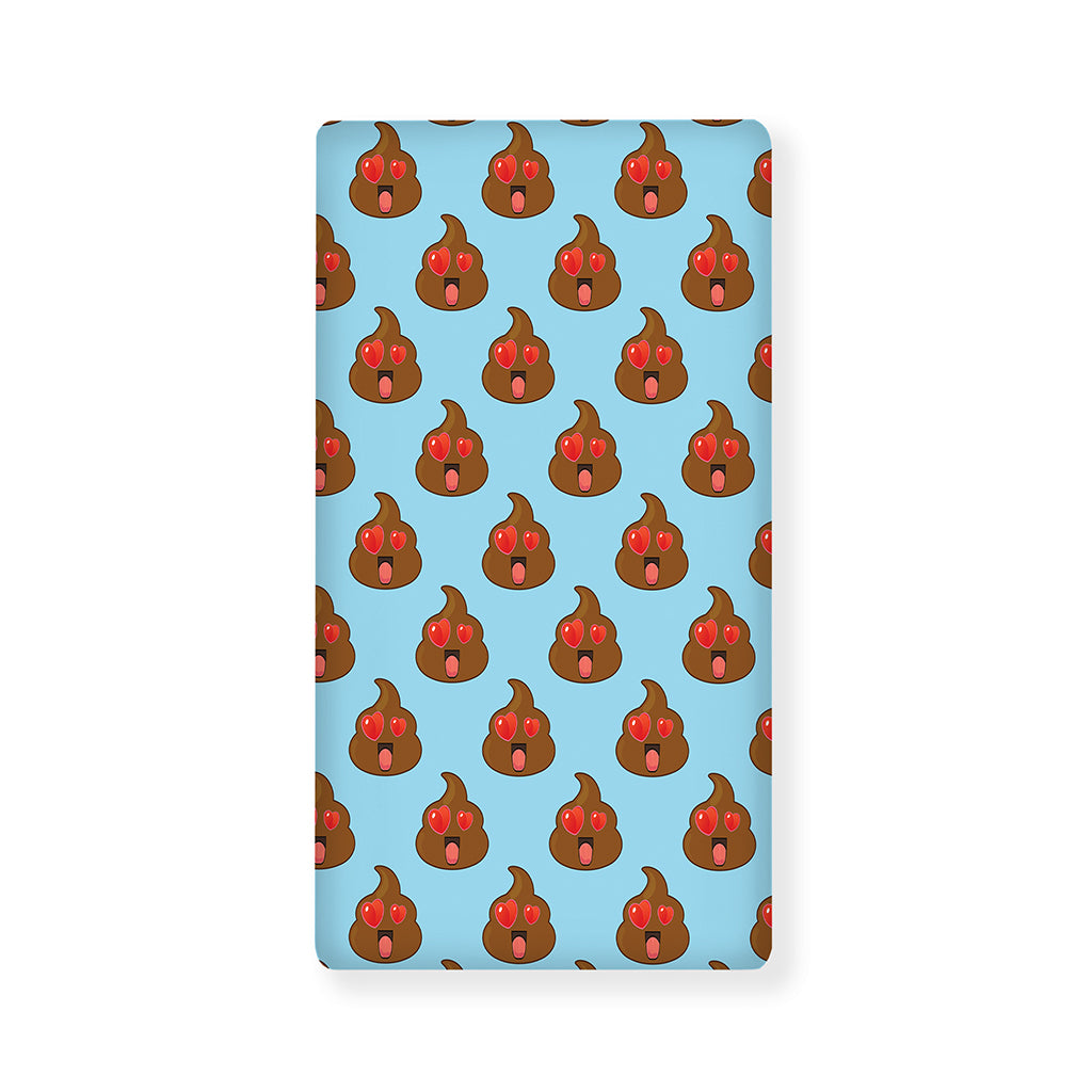 Lovely Poop Pattern Print Baby Crib Sheet