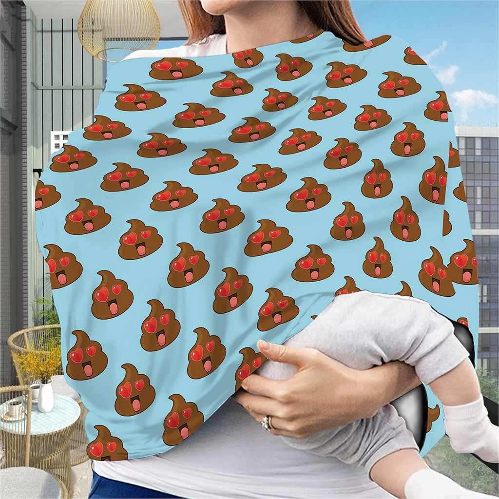 Lovely Poop Pattern Print Baby Seat Cover