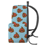 Lovely Poop Pattern Print Backpack
