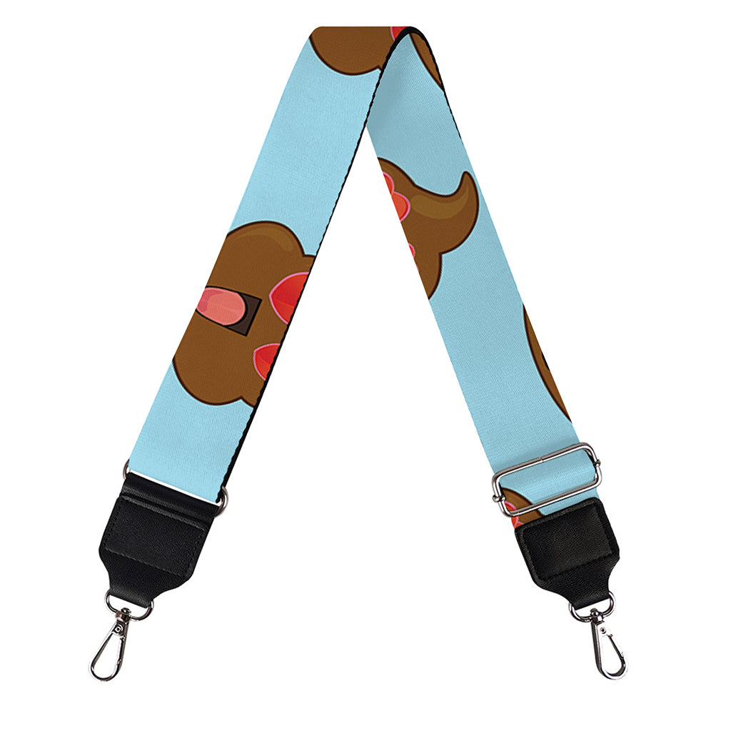 Lovely Poop Pattern Print Bag Strap