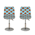 Lovely Poop Pattern Print Bar Stool Covers