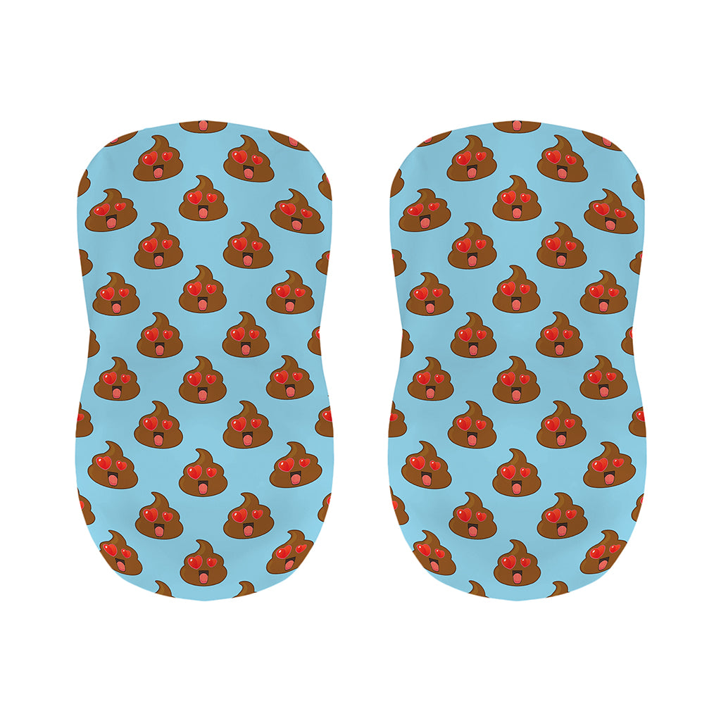Lovely Poop Pattern Print Bar Stool Covers