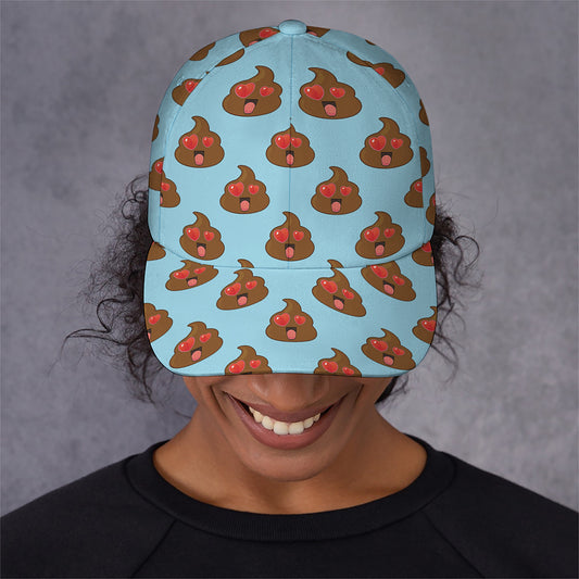 Lovely Poop Pattern Print Baseball Cap