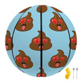 Lovely Poop Pattern Print Basketball
