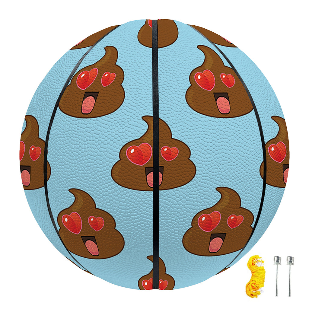 Lovely Poop Pattern Print Basketball